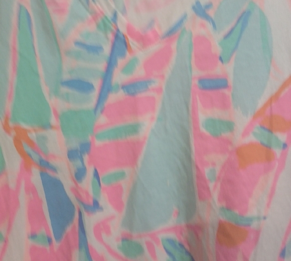 Colorful Abstract Women's Top - Picture 2 of 6